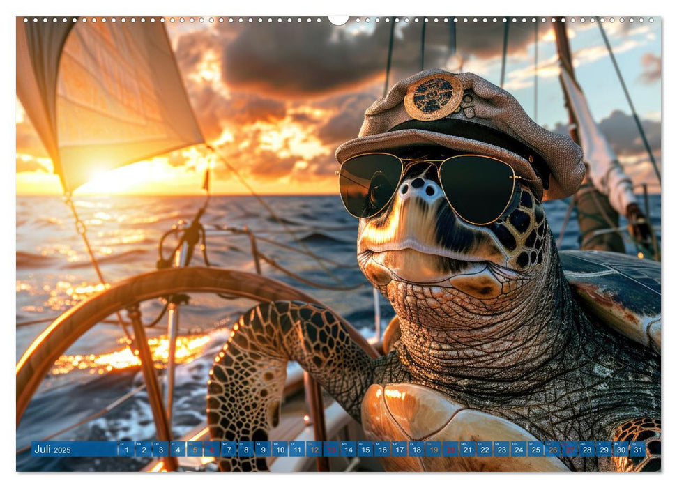 Der tierisch Skipper-Kalender (CALVENDO Premium Wandkalender 2025)