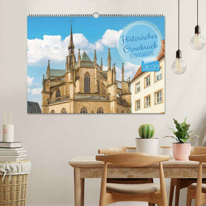 Historisches Osnabrück - Niedersachsen (CALVENDO Wandkalender 2025)