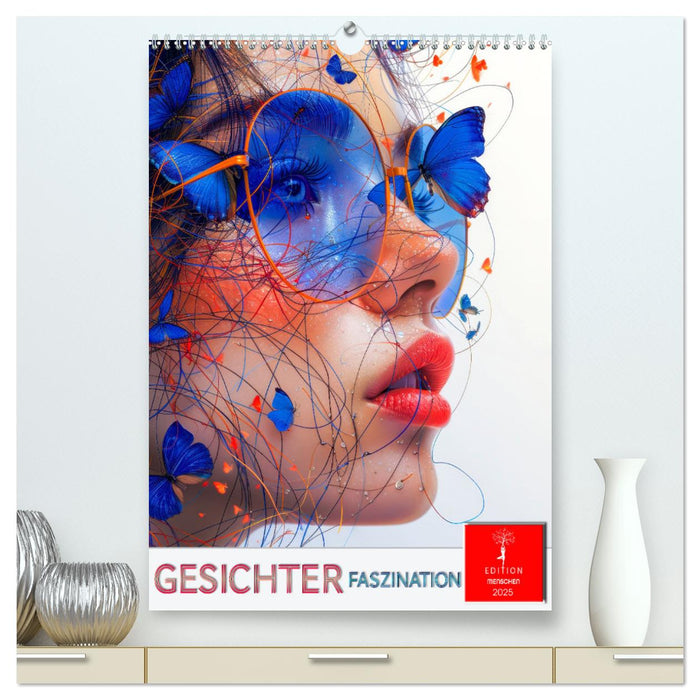 Gesichter Faszination (CALVENDO Premium Wandkalender 2025)