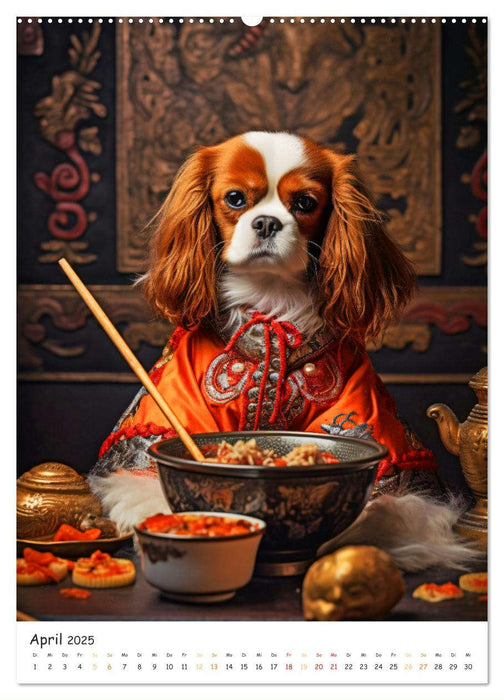 Hunde & Ramen - Ein Jahr voller Genuss und Freude (CALVENDO Premium Wandkalender 2025)