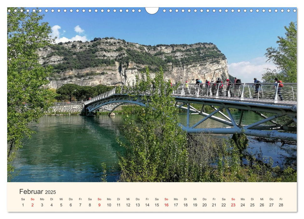 Wanderreise Gardasee (CALVENDO Wandkalender 2025)