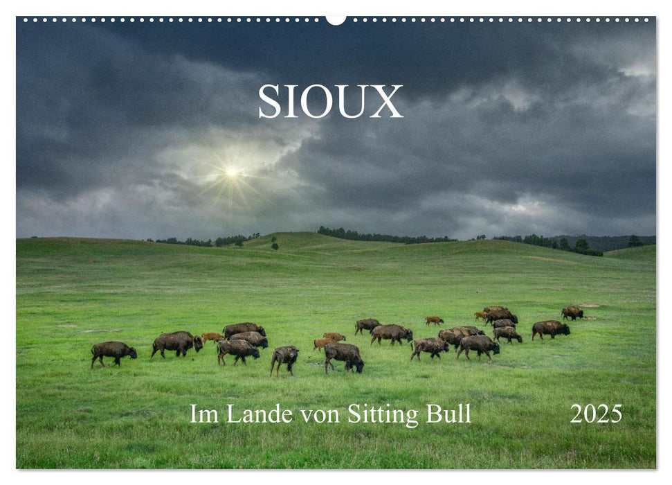 Sioux Im Lande von Sitting Bull (CALVENDO Wandkalender 2025)