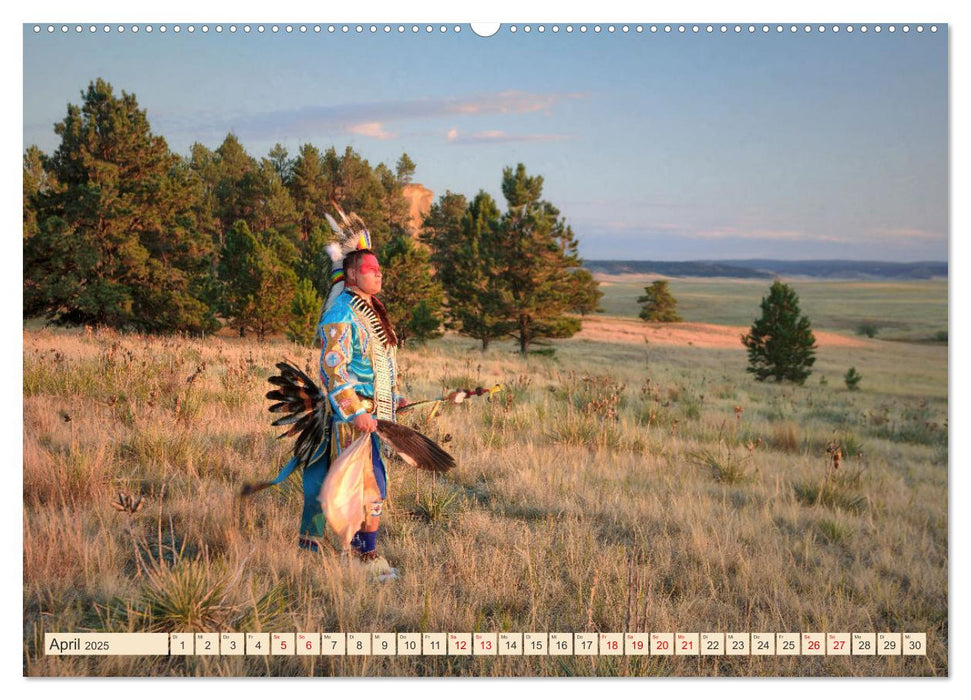 Sioux Im Lande von Sitting Bull (CALVENDO Wandkalender 2025)