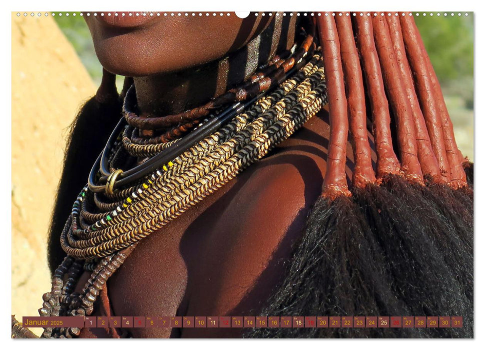 Himba - Der Schmuck der schönen Frauen (CALVENDO Premium Wandkalender 2025)