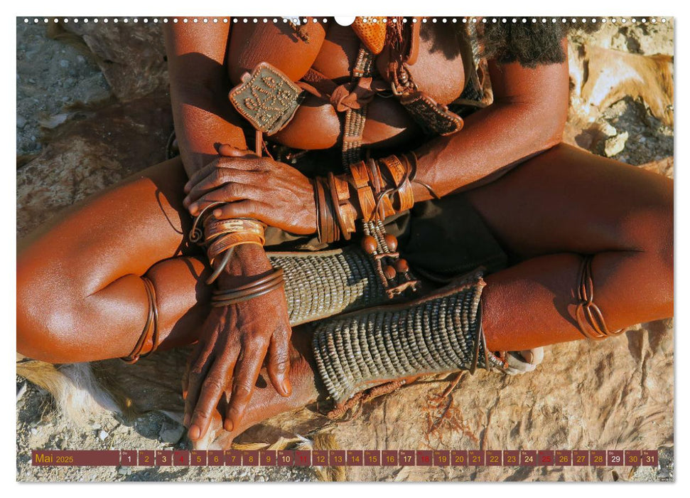 Himba - Der Schmuck der schönen Frauen (CALVENDO Premium Wandkalender 2025)