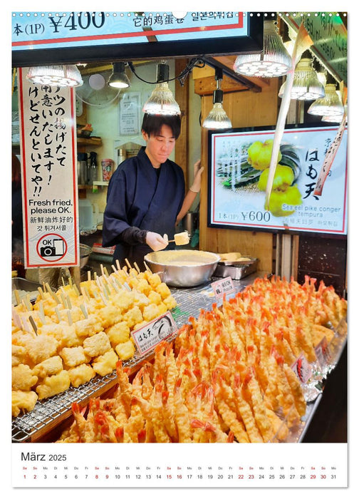 Japanisches Streetfood (CALVENDO Premium Wandkalender 2025)