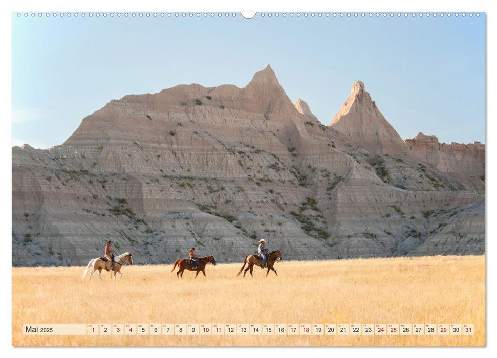 Sioux Im Lande von Sitting Bull (CALVENDO Premium Wandkalender 2025)