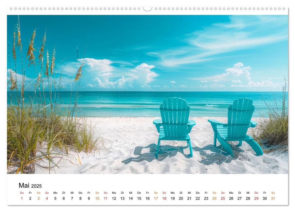 Maritim pur - Strandträume (CALVENDO Wandkalender 2025)