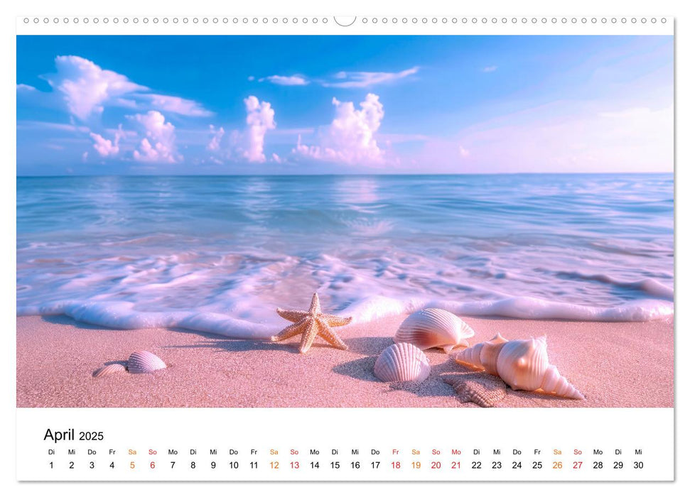 Maritim pur - Strandträume (CALVENDO Premium Wandkalender 2025)