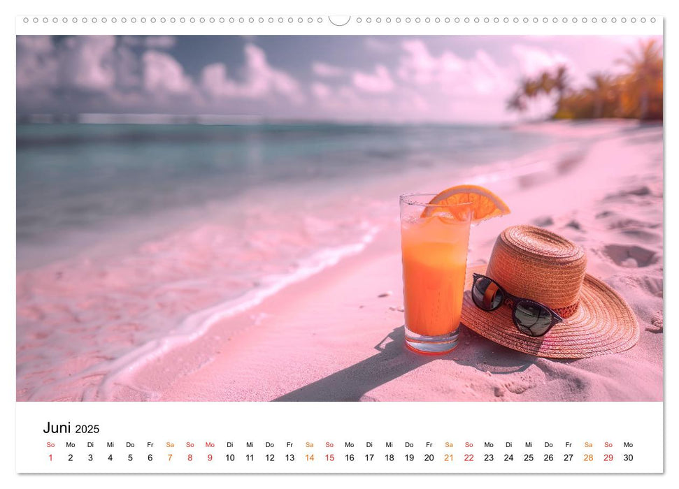 Maritim pur - Strandträume (CALVENDO Premium Wandkalender 2025)