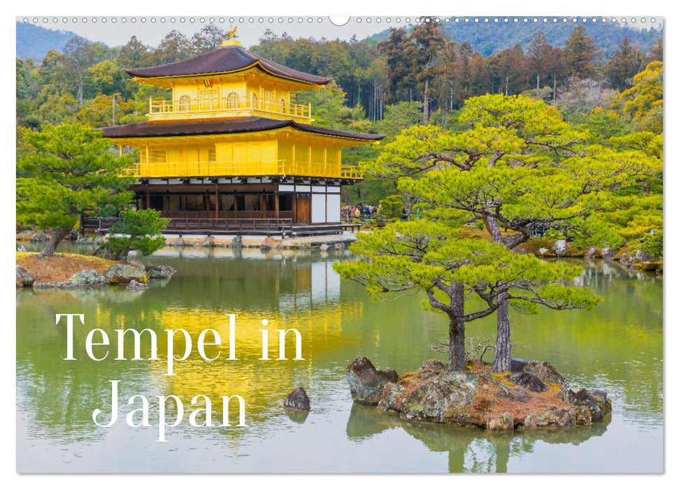 Tempel in Japan (CALVENDO Wandkalender 2025)