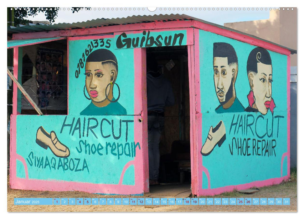 Barbershops in Afrika (CALVENDO Premium Wandkalender 2025)