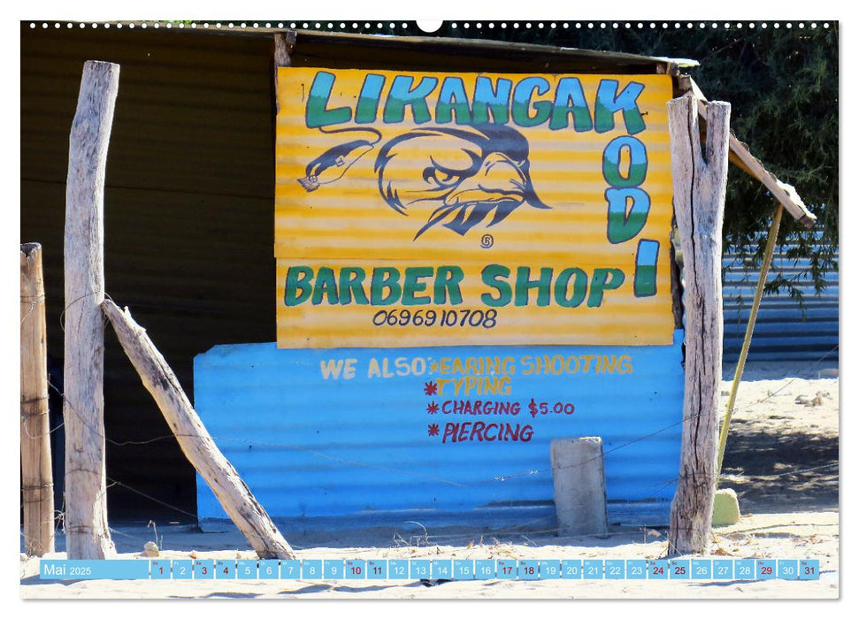 Barbershops in Afrika (CALVENDO Premium Wandkalender 2025)