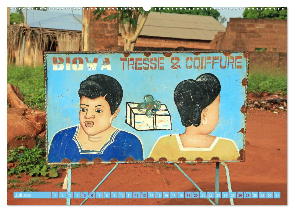 Barbershops in Afrika (CALVENDO Premium Wandkalender 2025)