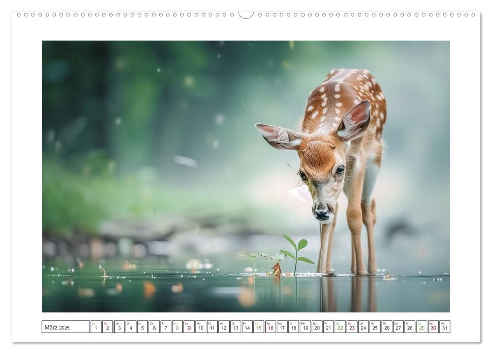 Naturparadies Wald (CALVENDO Wandkalender 2025)