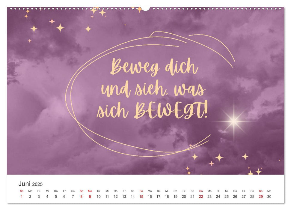 Lass Freude dein Kompass sein (CALVENDO Premium Wandkalender 2025)