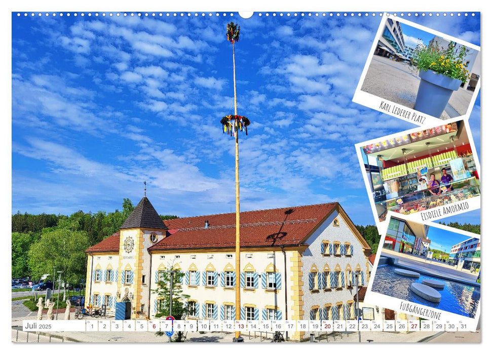Mein Geretsried - Isarstadt im oberbayerischen Landkreis Bad Tölz-Wolfratshausen (CALVENDO Premium Wandkalender 2025)
