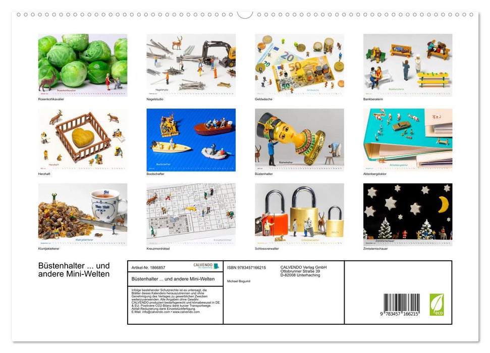 Büstenhalter ... und andere Mini-Welten (CALVENDO Premium Wandkalender 2025)