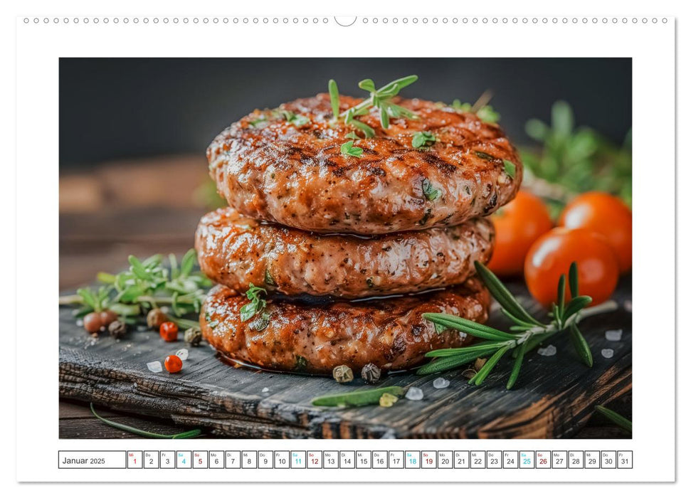 Hackfleisch-Küche (CALVENDO Premium Wandkalender 2025)