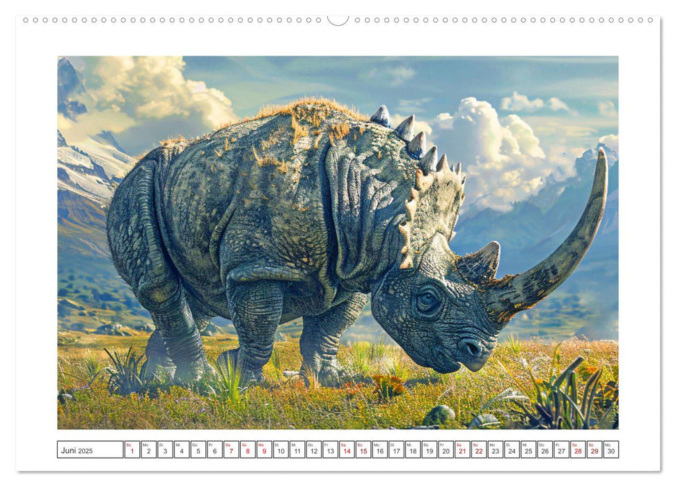 Vergessene Wunder - Ein Jahr mit ausgestorbenen Tieren (CALVENDO Wandkalender 2025)