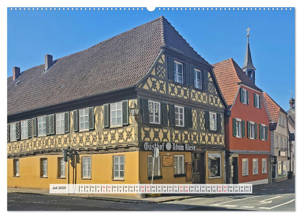 Bad Staffelstein - historische Stadt am Obermain (CALVENDO Premium Wandkalender 2025)