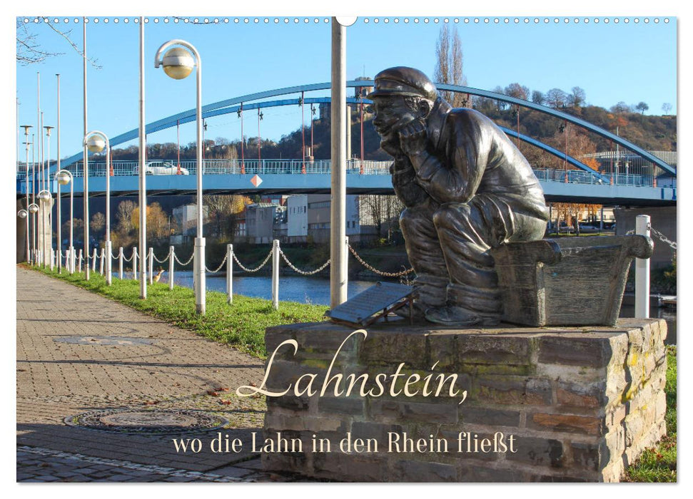 Lahnstein, wo die Lahn in den Rhein fließt (CALVENDO Wandkalender 2025)