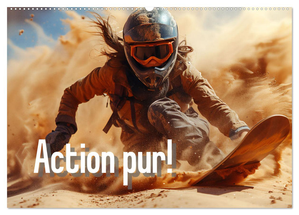 Action pur - atemberaubende Hobbys (CALVENDO Wandkalender 2025)