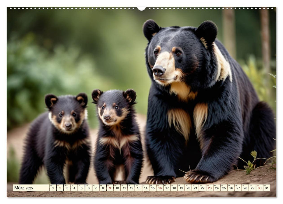 Große und kleine Bären (CALVENDO Wandkalender 2025)