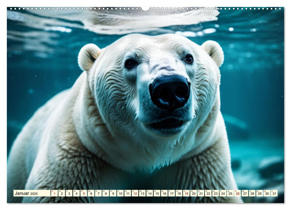 Große und kleine Bären (CALVENDO Premium Wandkalender 2025)