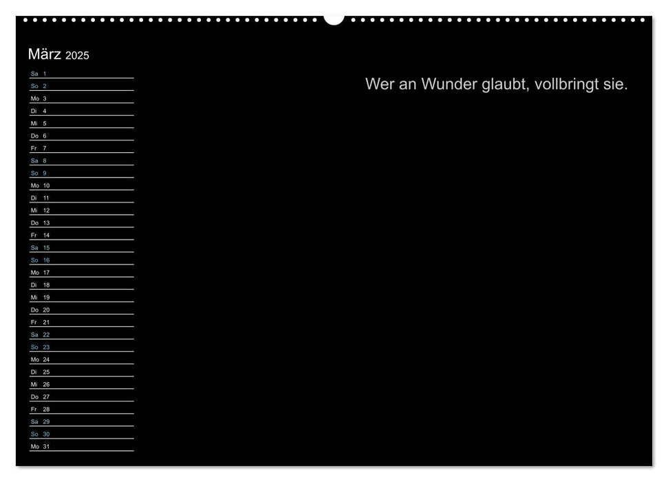 Mein Persönlicher Kalender (CALVENDO Wandkalender 2025)