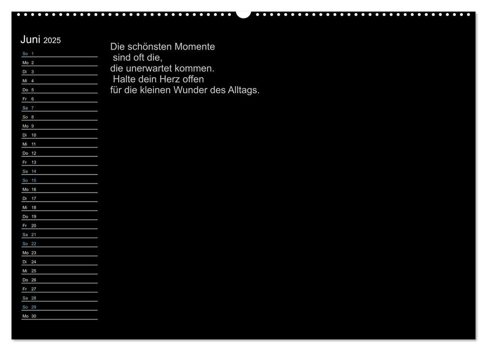 Mein Persönlicher Kalender (CALVENDO Wandkalender 2025)