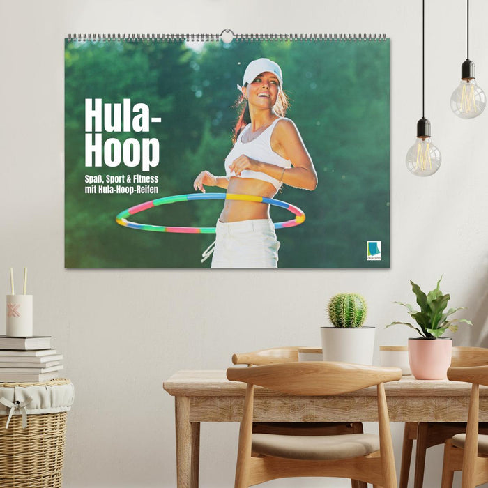 Hula-Hoop: Spaß, Sport und Fitness mit Hula Hoop Reifen (CALVENDO Wandkalender 2025)