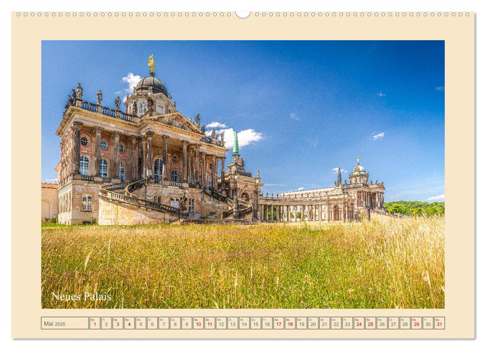 Potsdam - Schlösser, Parks und der Alte Fritz (CALVENDO Premium Wandkalender 2025)