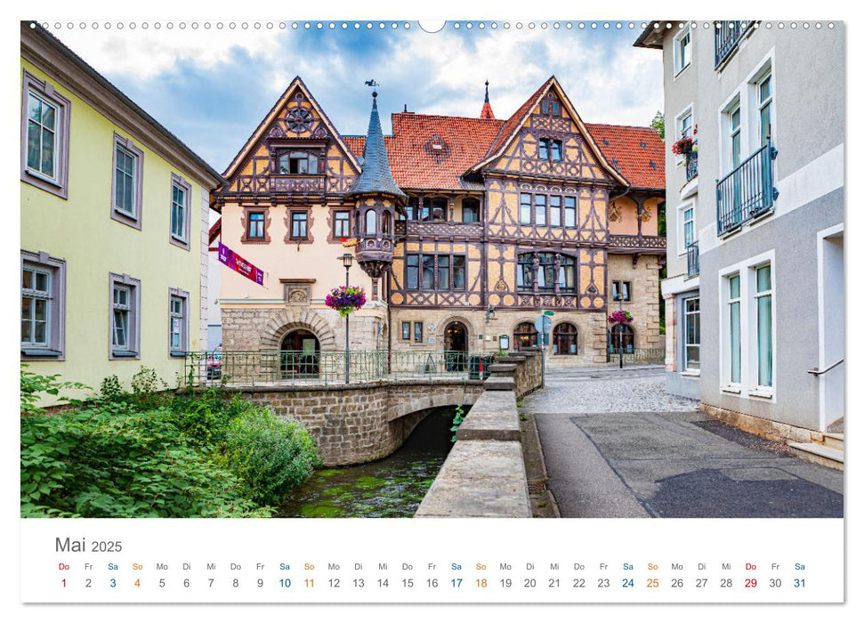 Meiningen - Thüringische Theaterstadt (CALVENDO Wandkalender 2025)