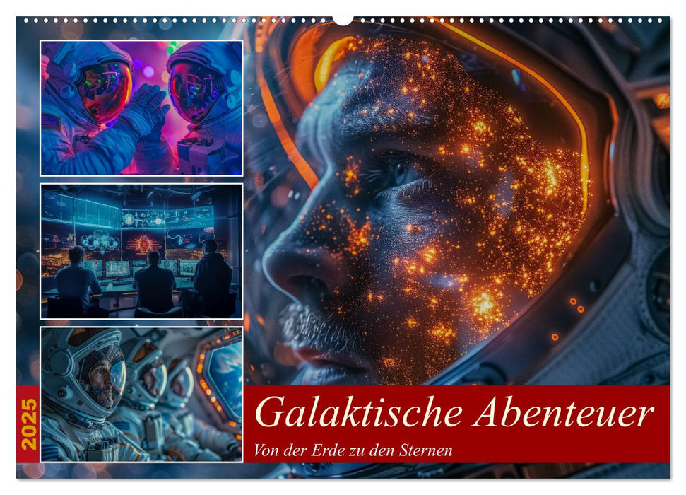 Galaktische Abenteuer (CALVENDO Wandkalender 2025)