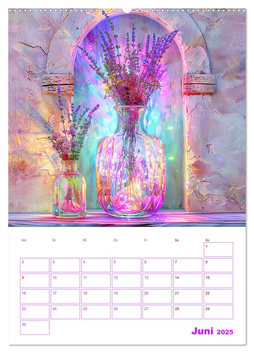 Blumenglanz (CALVENDO Premium Wandkalender 2025)