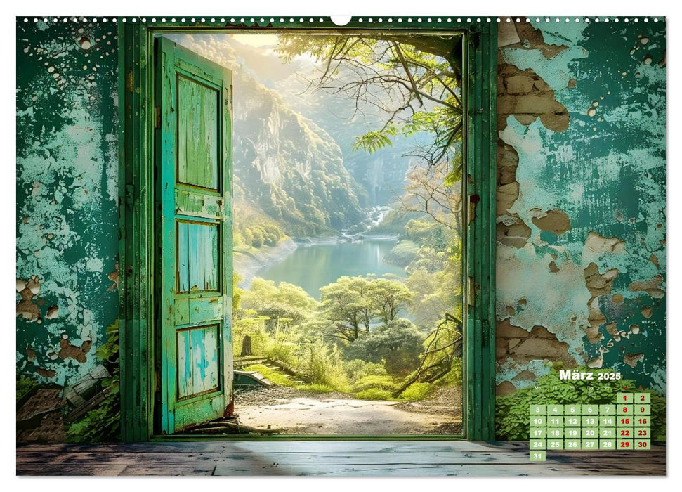 Türen, die Geschichten erzählen (CALVENDO Premium Wandkalender 2025)