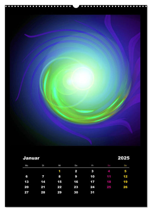 Energie-Spiralen 2025 (CALVENDO Premium Wandkalender 2025)