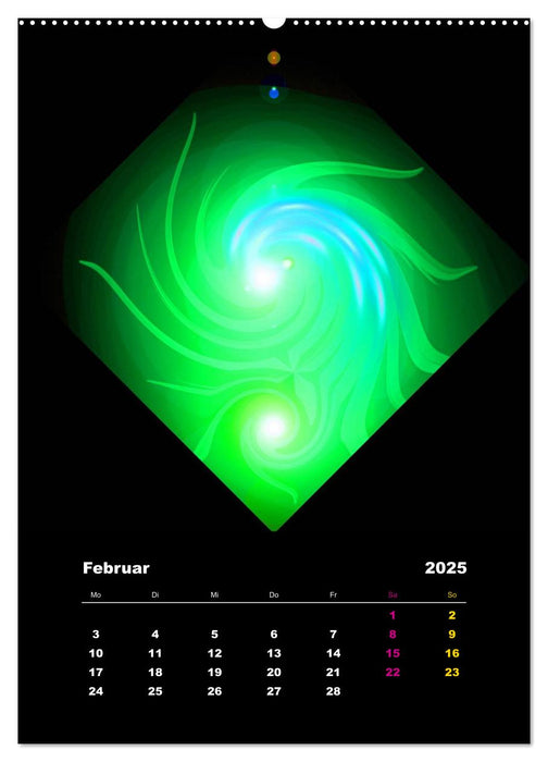 Energie-Spiralen 2025 (CALVENDO Premium Wandkalender 2025)