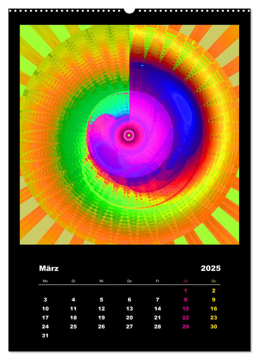 Energie-Spiralen 2025 (CALVENDO Premium Wandkalender 2025)