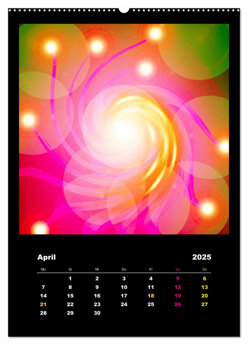 Energie-Spiralen 2025 (CALVENDO Premium Wandkalender 2025)