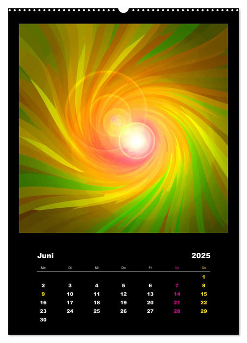 Energie-Spiralen 2025 (CALVENDO Premium Wandkalender 2025)