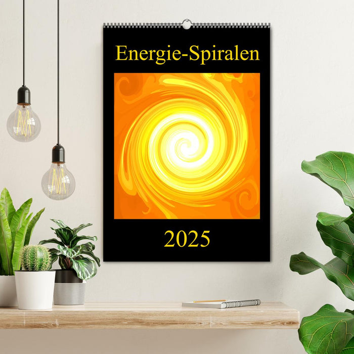 Energie-Spiralen 2025 (CALVENDO Wandkalender 2025)