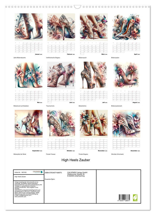 High Heels Zauber (CALVENDO Wandkalender 2025)