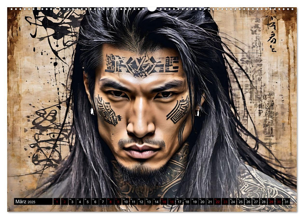 Samurai - Asian Spirit (CALVENDO Wandkalender 2025)