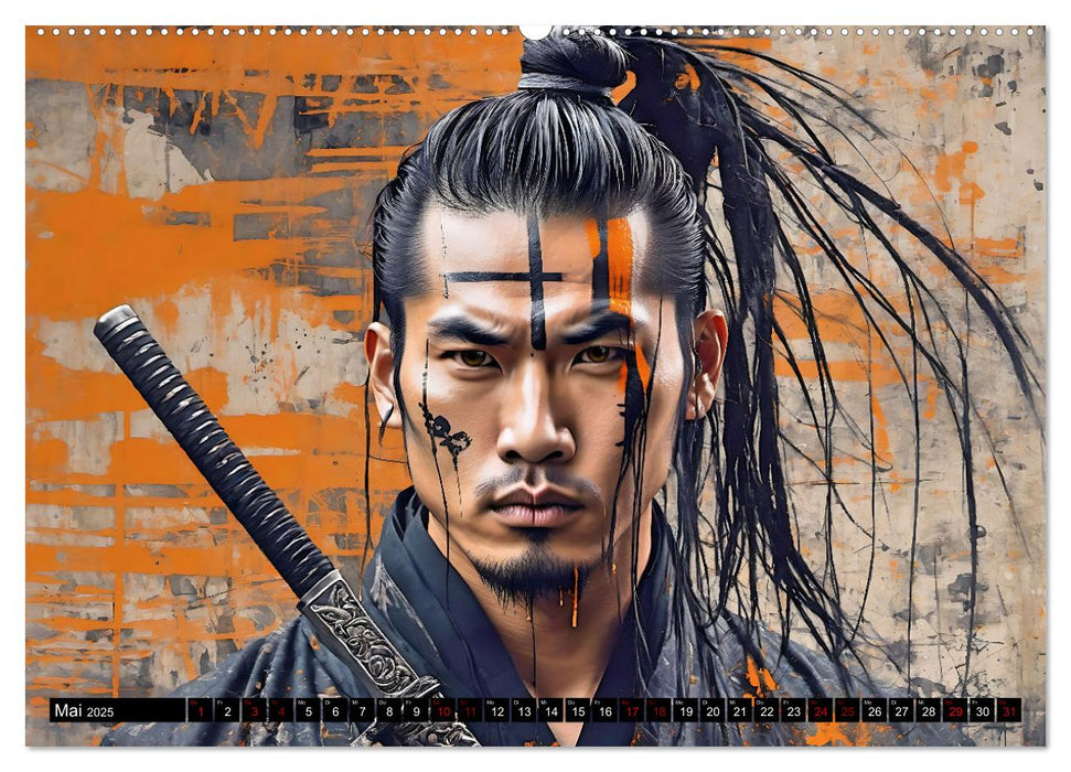 Samurai - Asian Spirit (CALVENDO Wandkalender 2025)