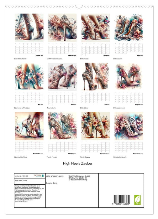 High Heels Zauber (CALVENDO Premium Wandkalender 2025)