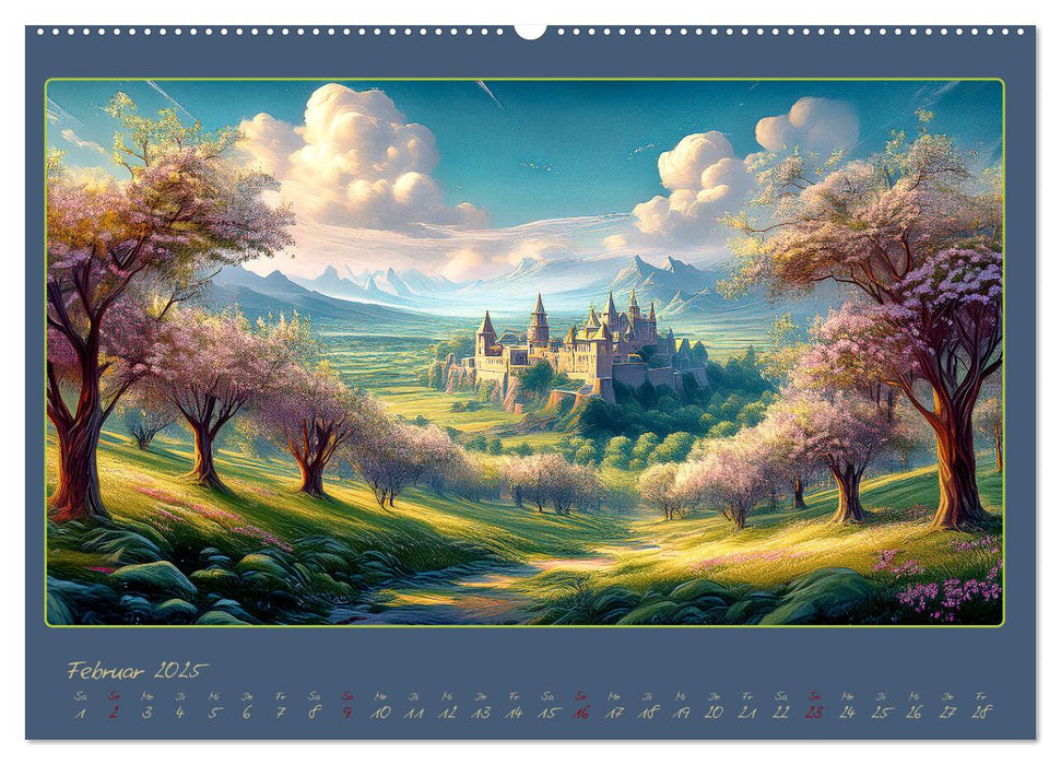 Landschaft romantisch gesehen (CALVENDO Wandkalender 2025)