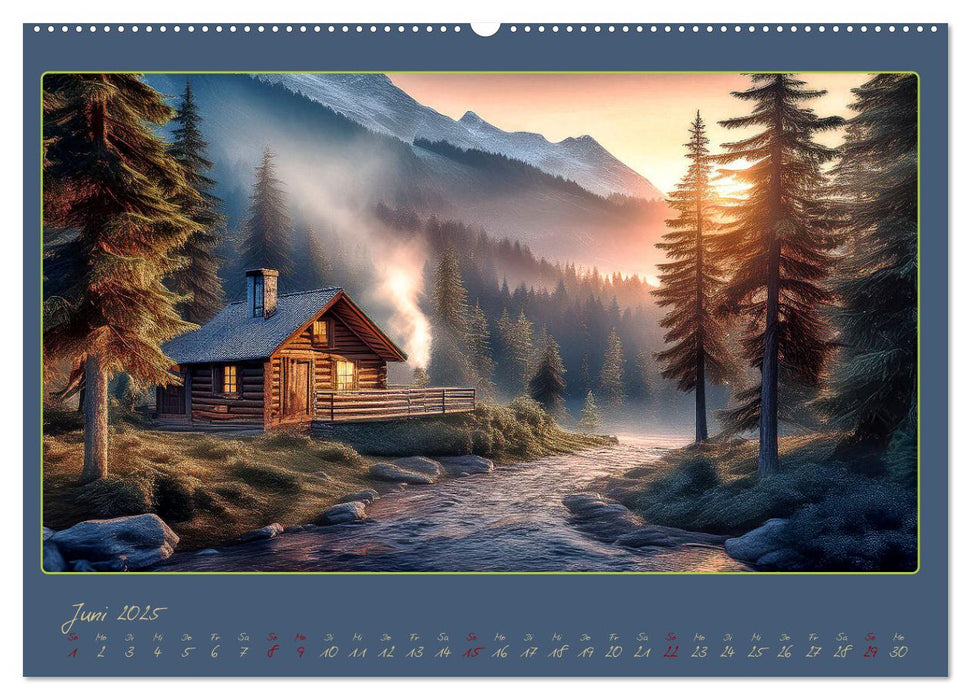 Landschaft romantisch gesehen (CALVENDO Wandkalender 2025)