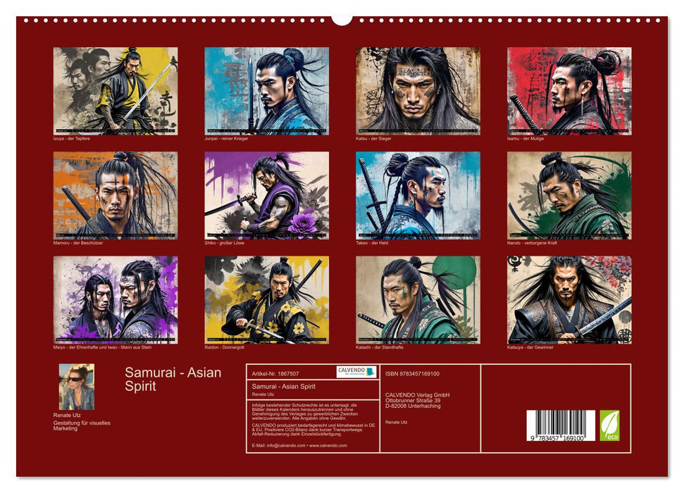 Samurai - Asian Spirit (CALVENDO Premium Wandkalender 2025)